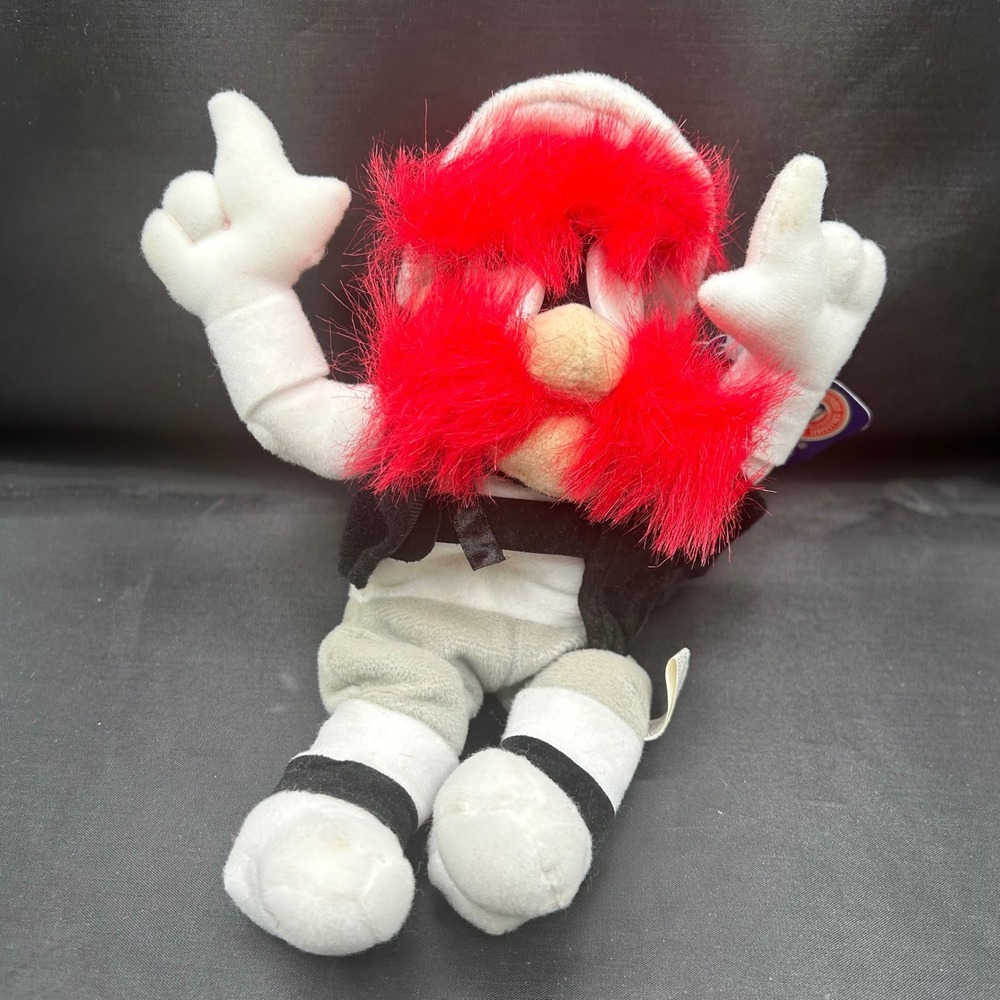 VTG Texas Tech Red Raiders Raider Red Mascot Bean Bag Plush Guns Up Logo Tag